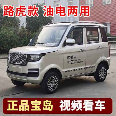 现货新能源油电两用电动四轮车成人汽车家用轿车代步车封闭车