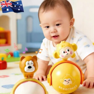 澳洲消耗宝宝体力3早教益智6摇铃婴儿新生儿玩具0一1岁不倒翁儿童