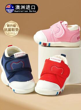 澳洲儿童学步鞋秋冬季新款保暖防滑婴幼儿鞋1到3岁软底男女宝通用