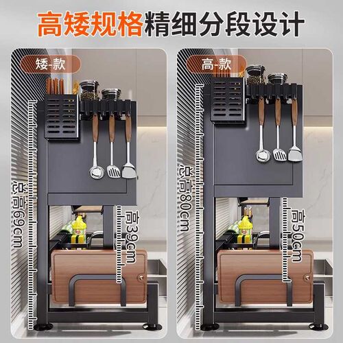 厨房水槽置物f架洗碗槽水池防尘碗柜台面收纳餐具多功能储物沥水