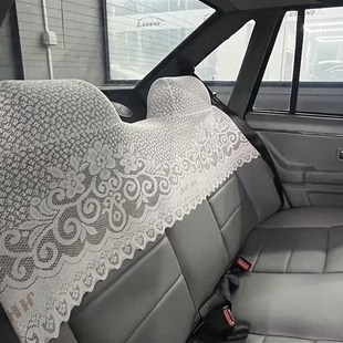 普桑途锐半截座套桑塔纳20u00蕾丝座椅套3000汽车坐椅靠背套旅行
