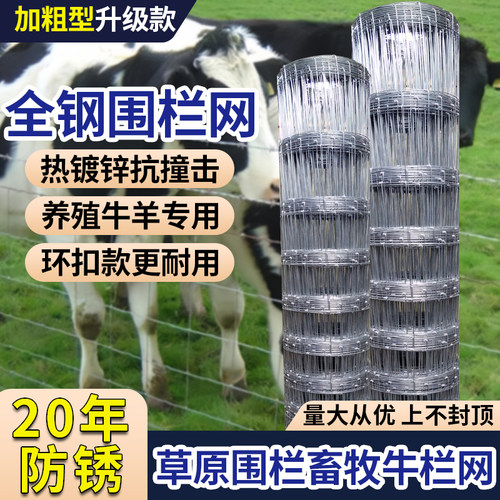 镀锌防锈养殖网铁丝网围栏防护网B护栏网牛栏网养牛养羊果园围栏