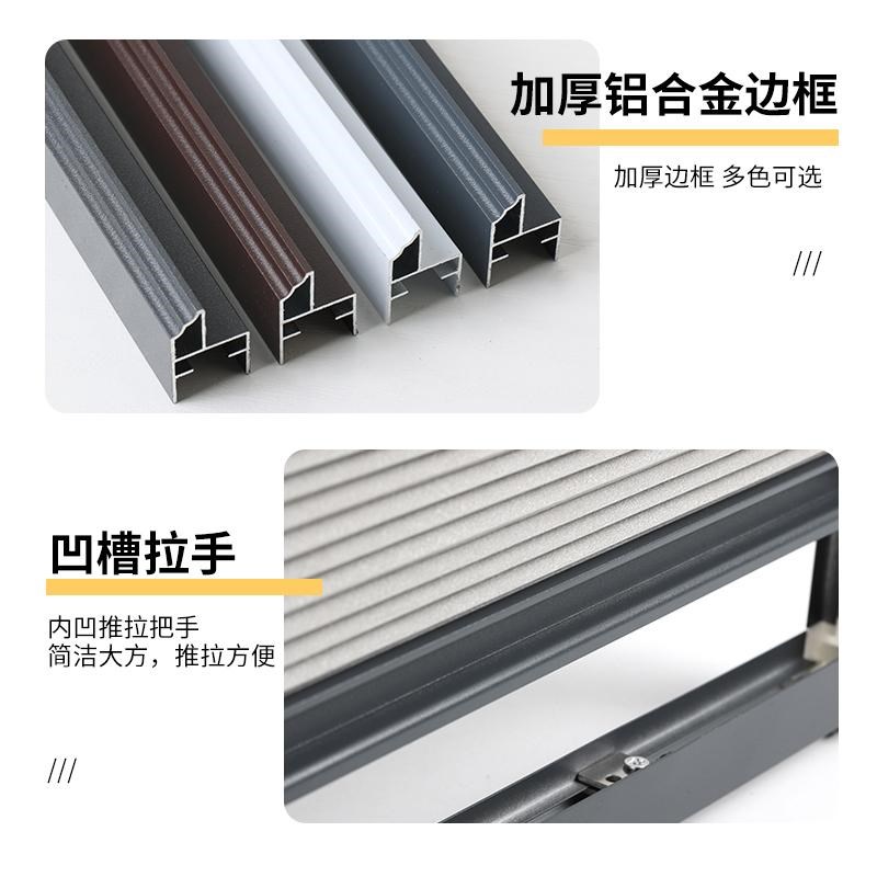 日夜蜂巢帘阳台卧室卫生间免x打孔隐形内嵌式上下推拉折叠遮光窗