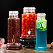 青梅酒泡酒玻璃瓶家用杨梅果酒专用酒瓶人参药酒泡酒坛果汁酵素桶