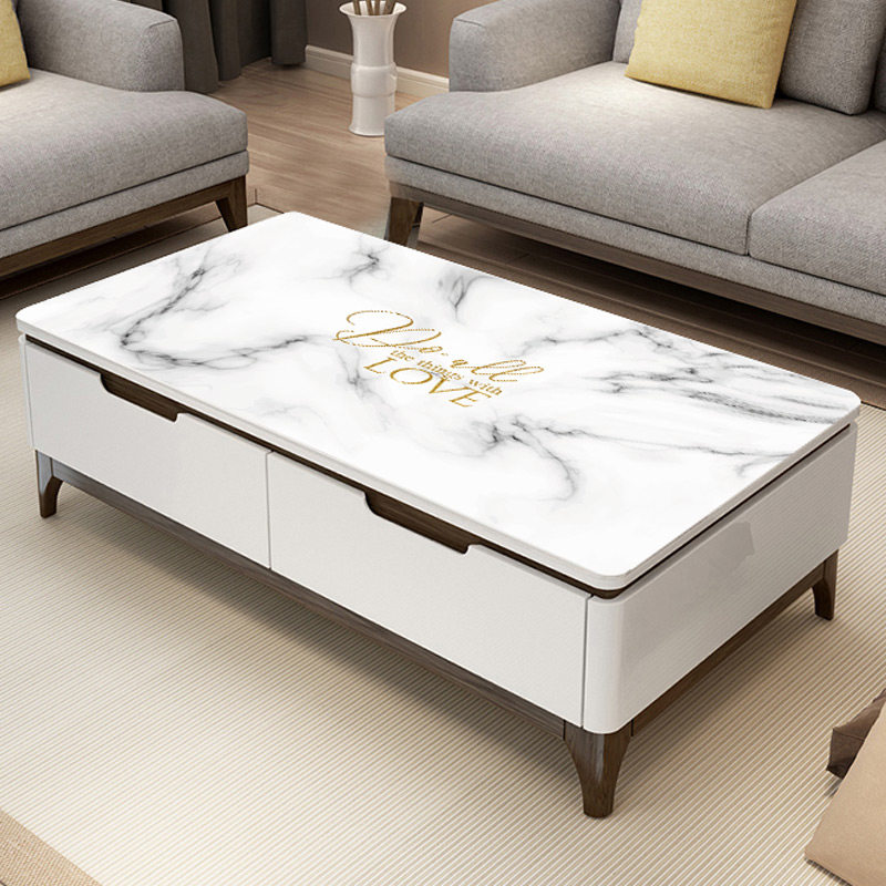 大理石桌布防水防油茶几桌垫pvc软玻璃桌面垫免洗餐桌电视柜台布,居家布艺,桌布,淘宝优惠券,粉丝福利购,淘宝优惠卷