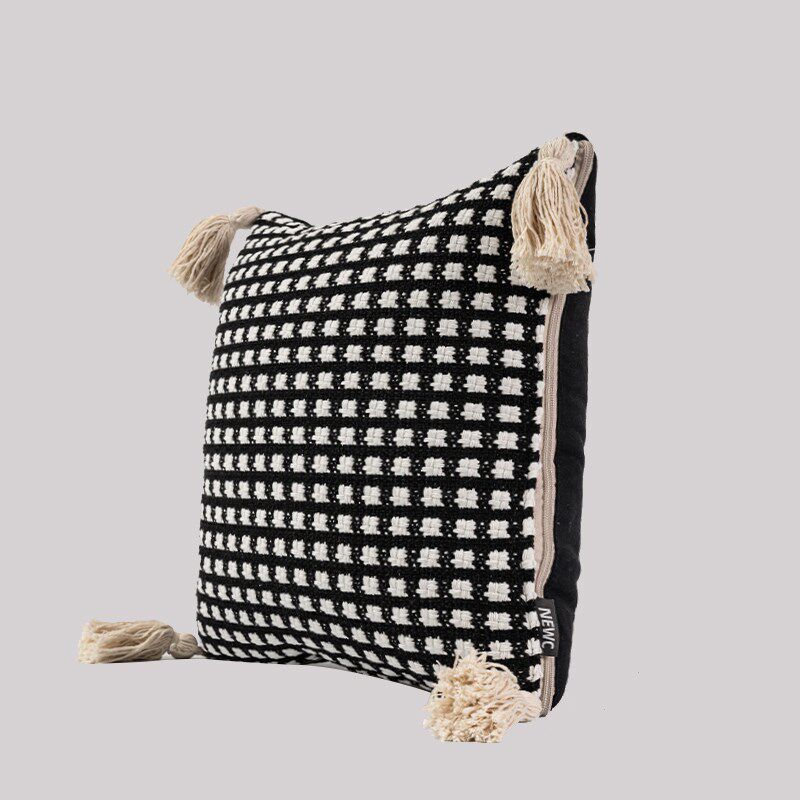 新宸优品高端纯棉抱枕被子两用轻奢流苏情侣办公室午睡枕头二合一