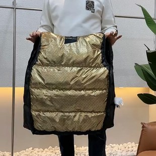 宽松上衣 2024秋冬季 新款 男士 休闲羽绒马甲连帽舒适保暖青少年时尚