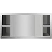 304不锈钢挂墙式 吊柜厨房墙壁柜阳台整体橱柜饭厅顶柜壁柜碗盘柜