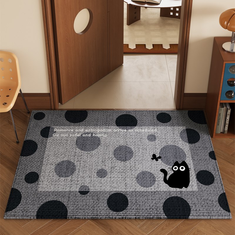 入户门地垫门垫家用门口圈绒进门地毯可裁剪玄关入门垫子防滑脚垫