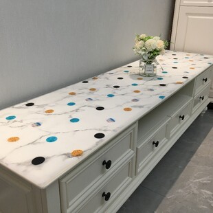 柜垫子防水防油免洗PVC茶几桌布电视柜床头柜台布长方形餐桌布 鞋
