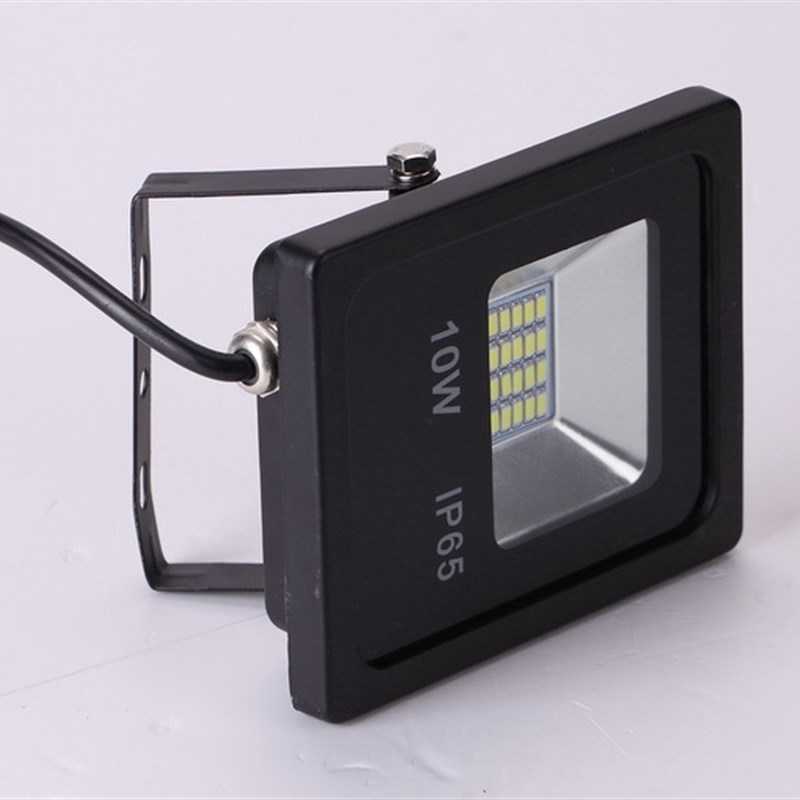 户外防水泛光灯LED一体长方贴片款10W投光灯招牌灯广告灯3套包邮