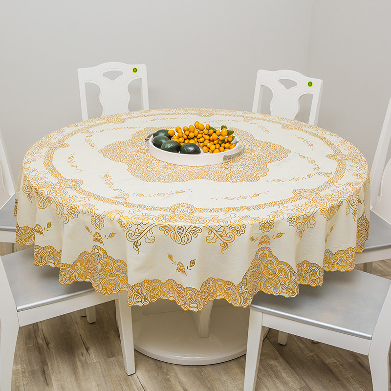 唯美丽圆桌布防水餐桌免洗防烫塑料大圆桌布家用茶几圆桌台布,居家布艺,桌布,淘宝优惠券,粉丝福利购,淘宝优惠卷