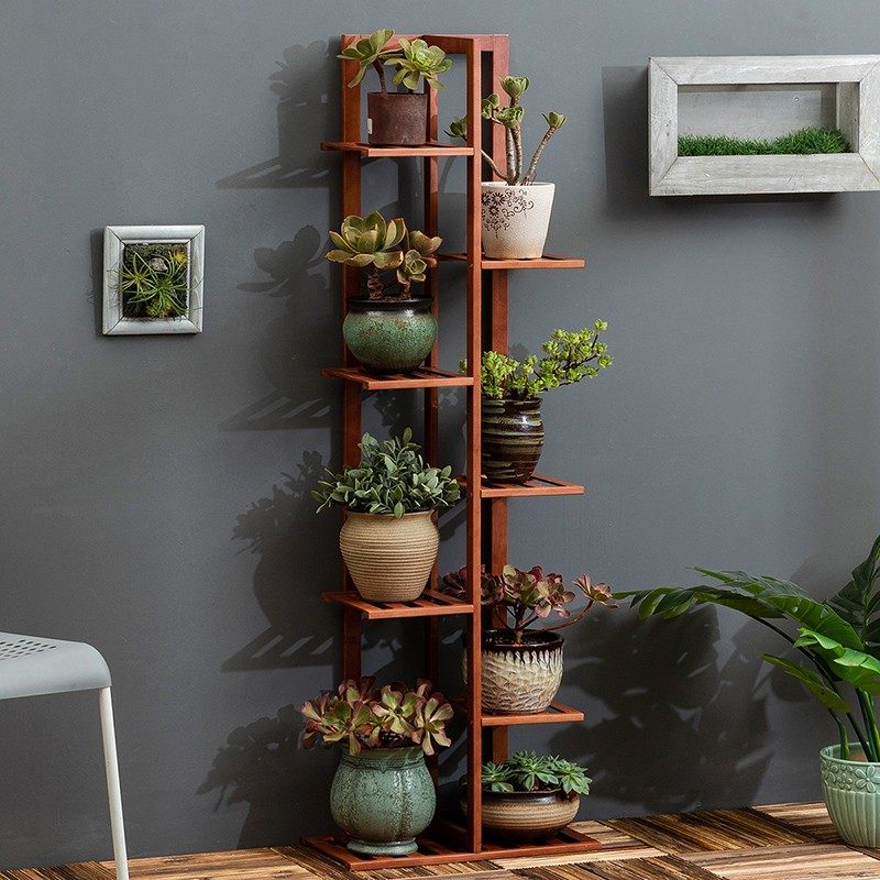 北欧多层花架室内客厅多肉花架子家用木艺装饰落地式多功能置物架,住宅家具,花架/花几,淘宝优惠券,粉丝福利购,淘宝优惠卷