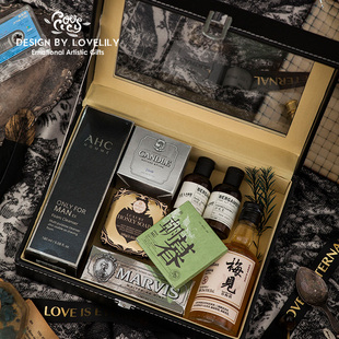 伴郎伴手礼结婚男高档小众皮质礼盒新郎婚宴宾客回礼轻奢实用礼物