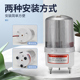 红蓝双闪警示灯声光警报器220V24V12V警报灯闪烁闪光灯磁吸充电式