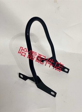 适用哈雷aXL883 1200 X48改装复古后靠背 小后靠弓 后扶手矮靠背