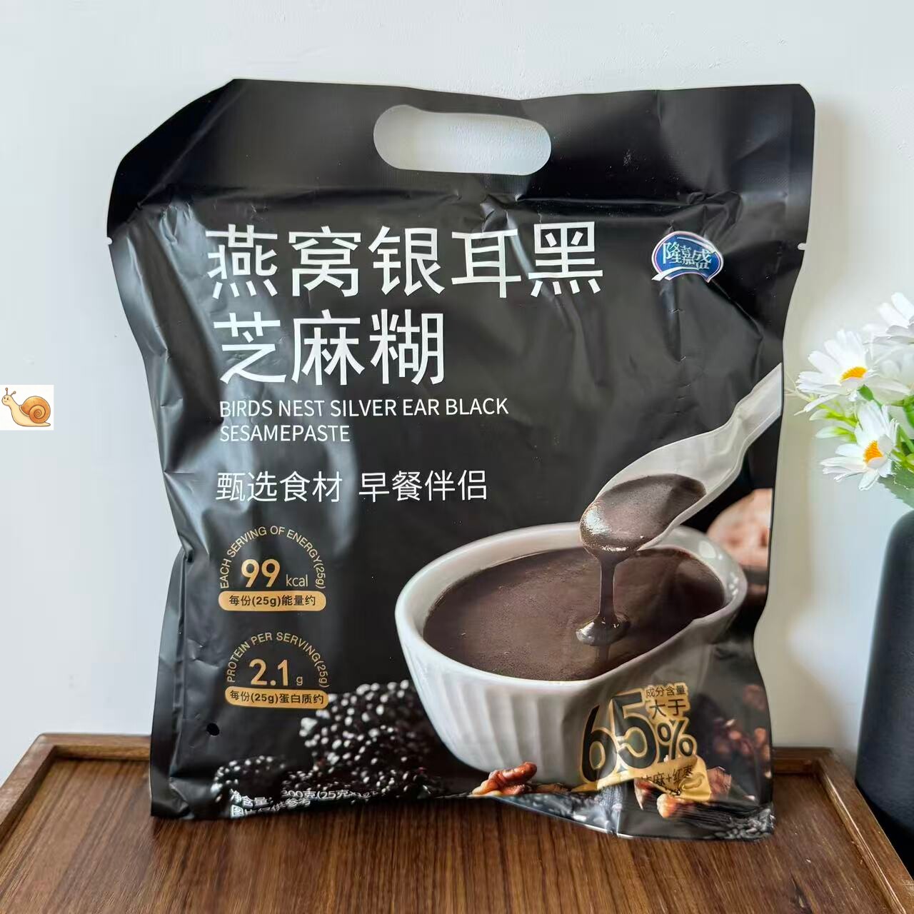 隆嘉盛燕窝银耳黑芝麻糊冲泡方便