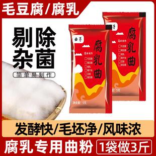 正宗曲子腐乳曲家用发酵菌粉菌霉菌豆豉臭豆腐长白毛霉豆腐乳曲粉