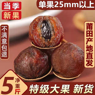 34A福建莆田龙眼大果特级桂圆干2斤带壳核小肉厚泡水中药袋装特产