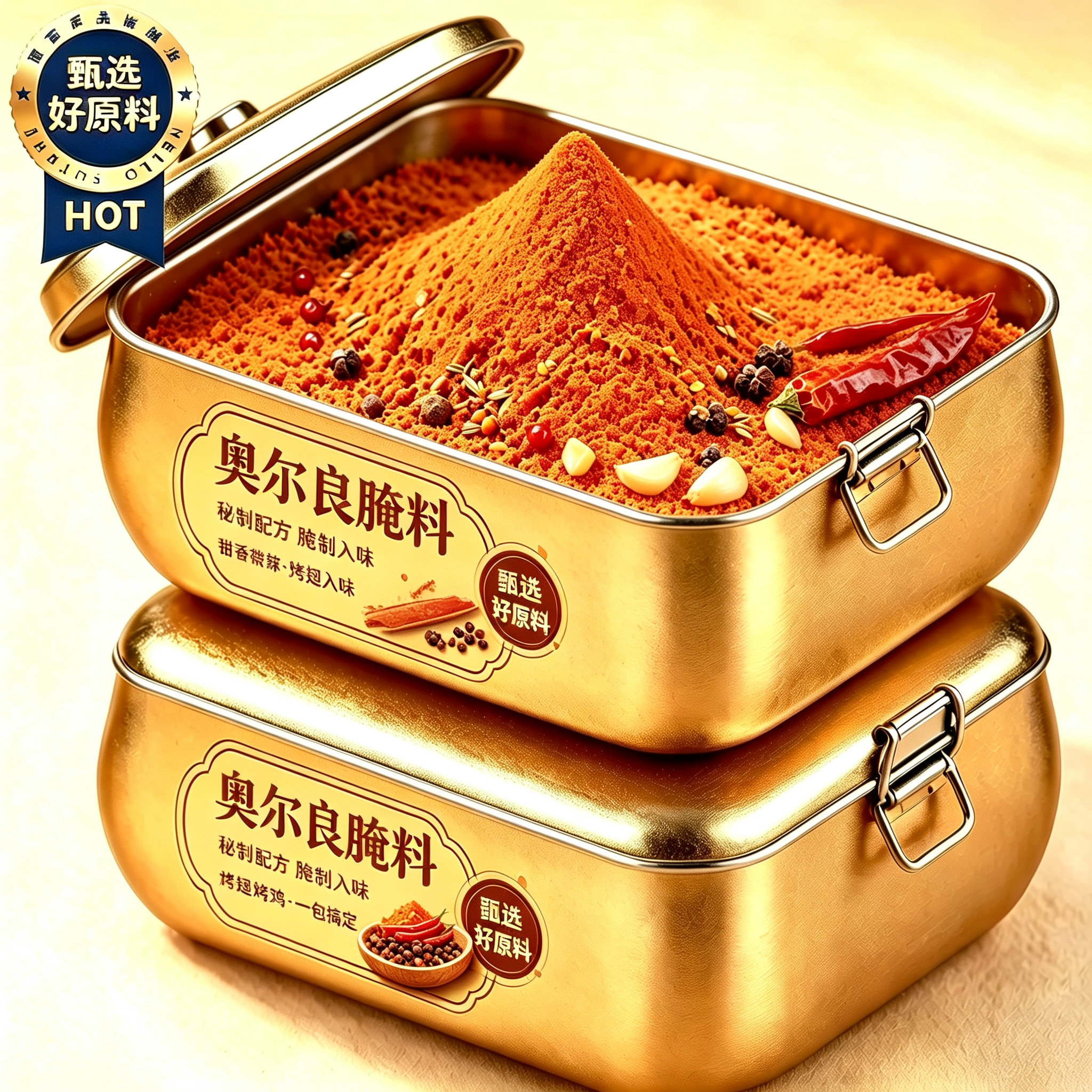 新奥尔良腌制料官方旗舰店0添加儿童烤鸡翅鸡排鸡腿腌料蜜汁调料