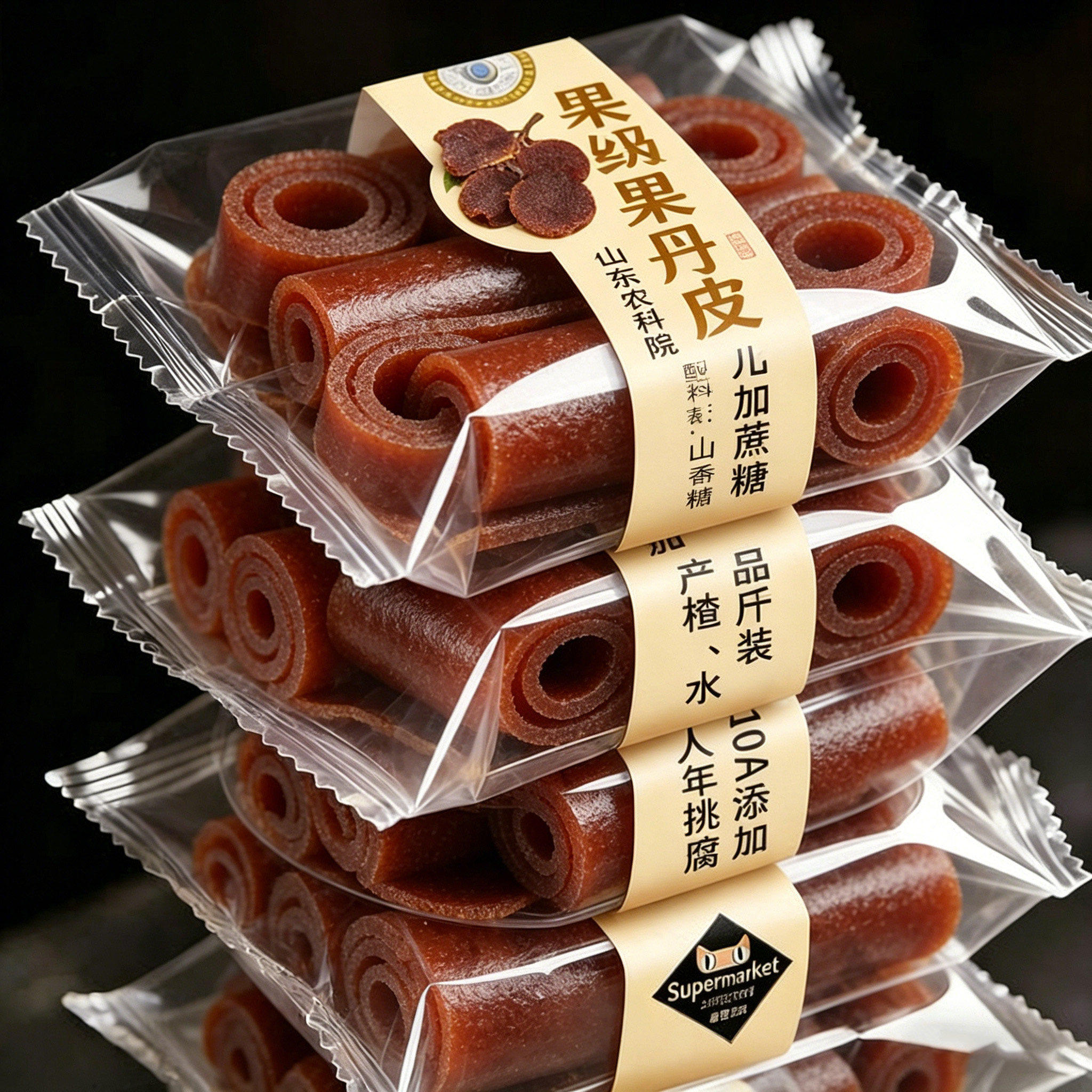 果丹皮山楂零食卷无糖精无添加糖人专用片球六物丸非中药材老式