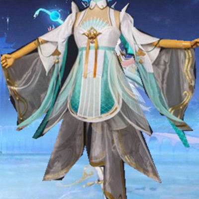 万圣节王者荣耀cos服西施新皮肤游龙清影全套cosplay服装女送龙珠