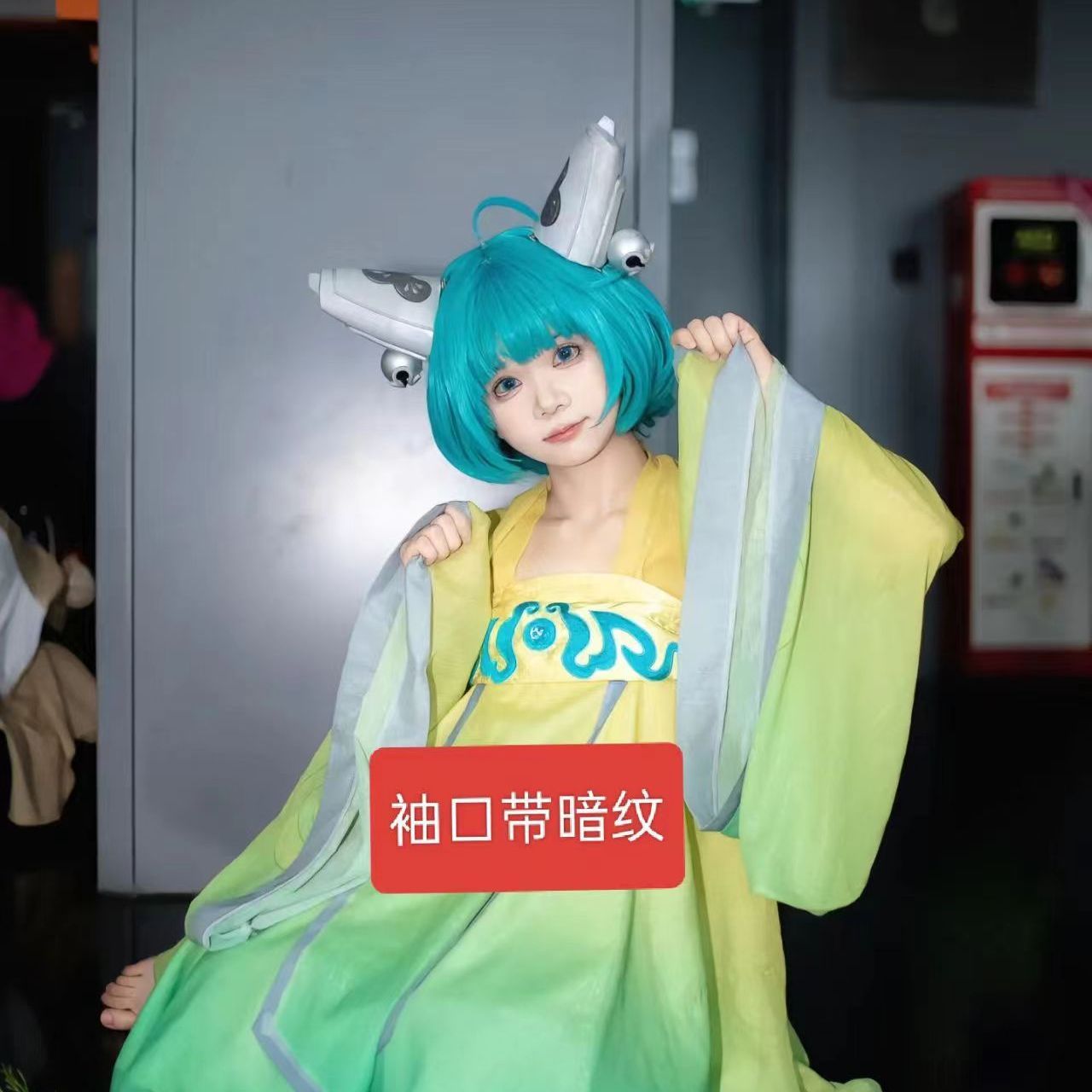 现货二次元蔡文姬cos天籁炫音连衣裙cospiay动漫服原王者荣耀cos