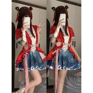 现货王者荣耀西施玲珑珍味cos服游戏扮演万圣节西施cospaly服装女