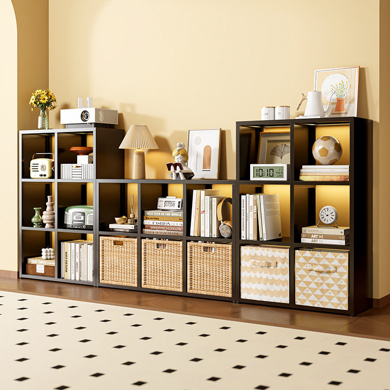 钢制书柜卡莱克格子柜自由组合书架客厅电视柜日式收纳储物展示柜,智能设备,其他智能配件,淘宝优惠券,粉丝福利购,淘宝优惠卷