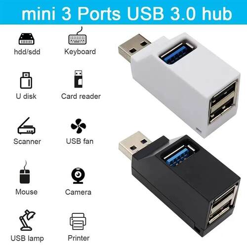 现货 3.0 Extender Car Splitter MIulti Port  Hubs 2.0