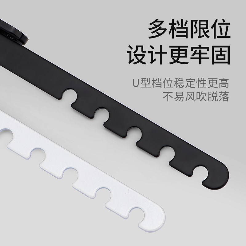 速发窗户限位器防风撑断桥铝儿童安全锁窗户防风固定器内开窗挂钩