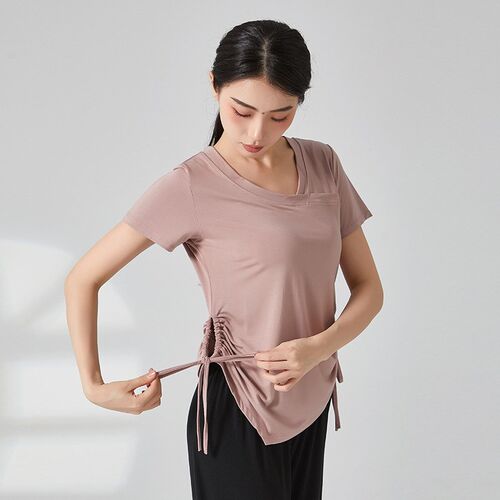 速发古典舞上衣宽松跳舞服夏季现代舞服装教师专业练功服