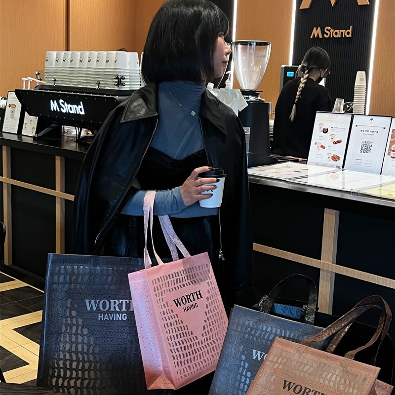 速发服装店打提袋礼品包装礼袋购物大号袋子服衣塑料手包袋