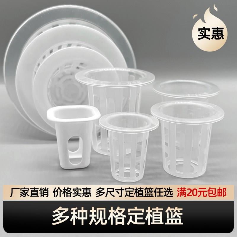 速发园艺固土栽培蔬菜定植篮植物无根器植莓玻璃花瓶种花篮水培种