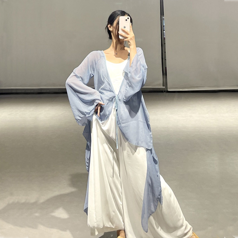 速发古典舞身韵衣衣练功服飘逸演出服长款舞2服蹈022新款上纱中国