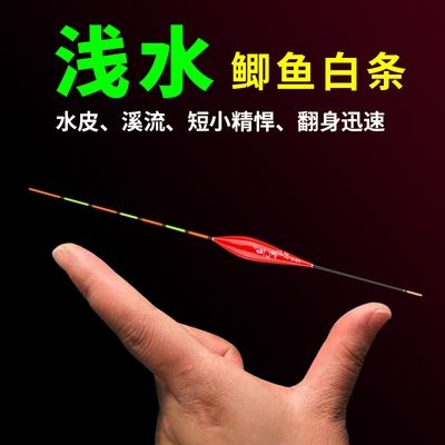 速发尾水小短鱼漂钓粗浅鲫鲤鱼漂虾米白条黑坑大棚冰加纳米漂