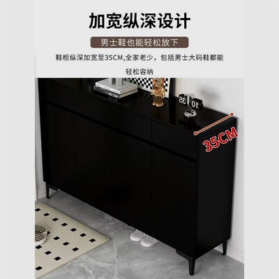 速发入户鞋柜家用门口室内鞋柜玄关柜一体客厅超薄包安装入门鞋柜