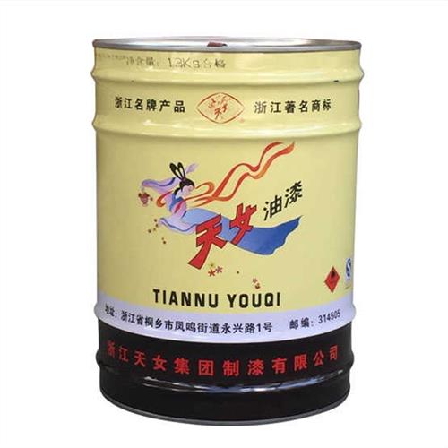 速发天油漆醇酸调和漆黑白中栏属红色金大漆钢结构漆铁门黄杆漆磁