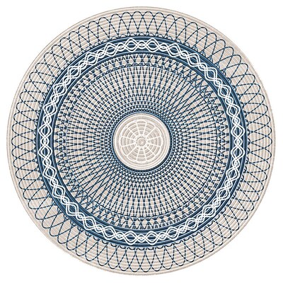 速发异族风蒲草圆形地毯客域台茶几吊篮民厅卧室床边地垫椅子