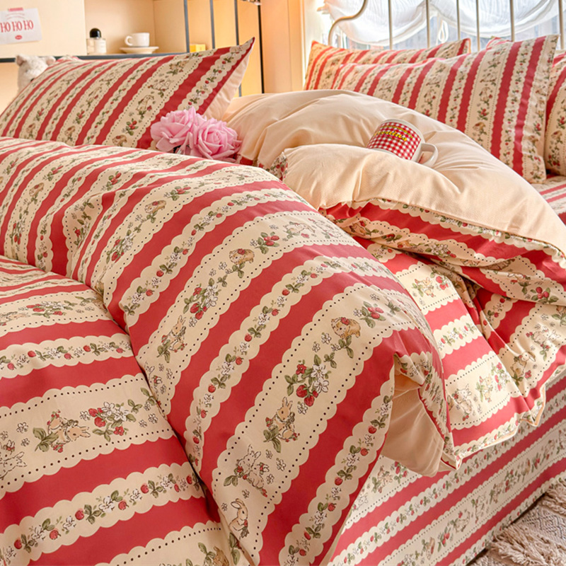 速发小清罩单件套10棉全0儿童被新四件套宿舍单人150x200