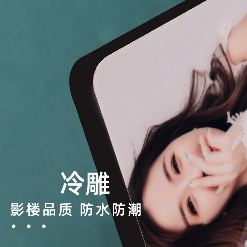 现货速发大韩水晶摆台洗照片做成相框礼物摆件婚纱照制作打印挂墙