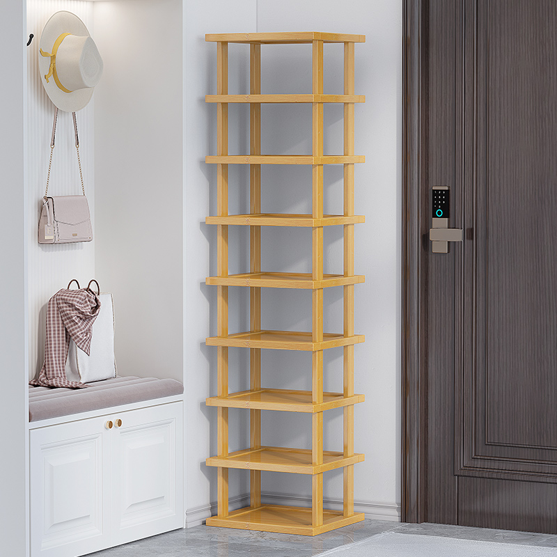 速发不占用间鞋架小窄门口家空多层简易鞋柜屋2新款20用爆款楠竹