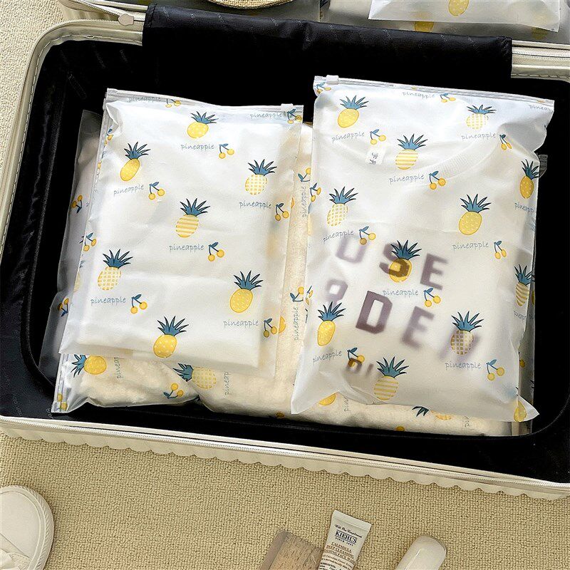 速发可爱旅行衣服收纳袋学生行理箱内衣内裤整李分装袋出差防水密