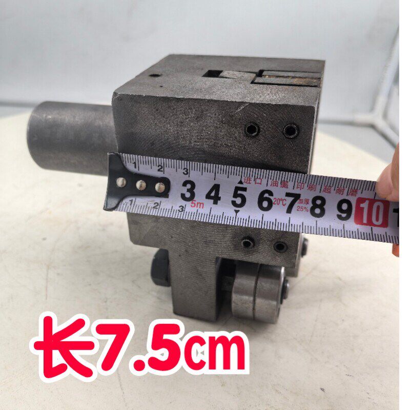 速发带锯床导向头导向块锯条夹紧块夹总成锯条支座模块导向块合金