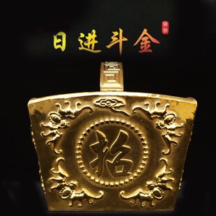 速发纯铜金银满斗日进斗金招财艺宝摆件室内室厅办公客卧室装饰工