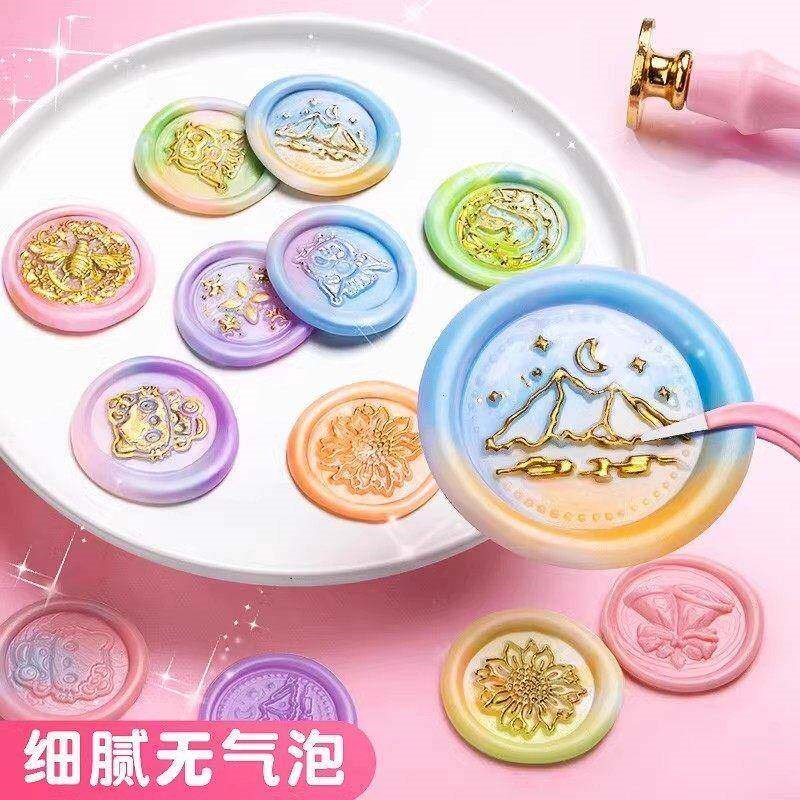 速发火漆印章套装全套咕卡火星火漆蜡粒烛火气火器勺子炉子昂章头