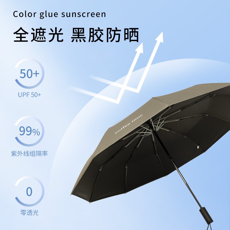 速发太用专业防晒防紫外线伞大号男士晴雨两伞伞全自动折叠遮伞
