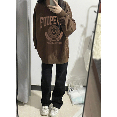 速发大码mm胖潮卫衣薄r022 初秋美svibe雅痞ove2式ize高街外套
