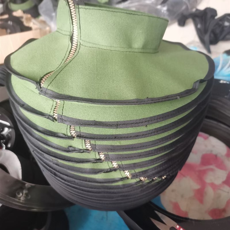 缝制油缸a丝杠防护罩拉链式防护罩耐高温防尘罩异型锥形防护罩