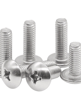 304/316/镀锌大扁头螺钉 M2-M8十字大帽J大头螺丝伞头螺丝 JIS111